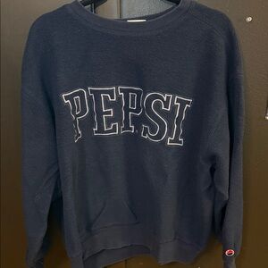 Pepsi Navy Women's Crew Neck Sweater